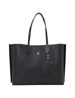 Tommy Hilfiger Tragetasche TH DISTINCT TOTE MONO, Damen Henkeltasche, Umhängetasche, Shopper mit TH-Logo-Emblem