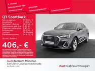 Audi Q3, Sportback 45 TFSI e S line, Jahr 2021 - München