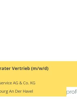 Personalberater Vertrieb (m/w/d) - Brandenburg (Havel)