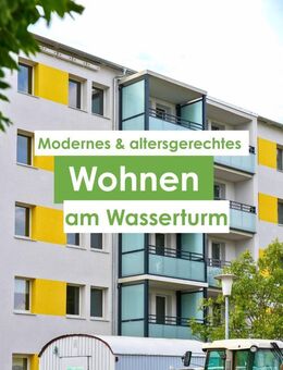 Altersgerechte 2-Zimmerwohnung am Wasserturm (WBS erforderlich) - Vetschau (Spreewald)