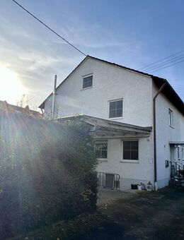 Familienidylle mit Potenzial - Doppelhaushälfte mit großem Garten, Kaminofen in Bubesheim - Bubesheim