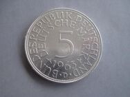Münze Deutschland 5 DM 1963 D Silberadler sehr schöne Erhaltung 625er Silber - Schwanewede