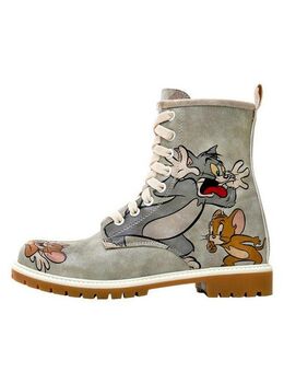 DOGO Wb Longe Boots Schnürstiefel Double Trouble Damen Stiefeletten, Schnürboots Handgefertigt