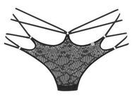 JETTE Tanga in aufregender Bänder-Optik