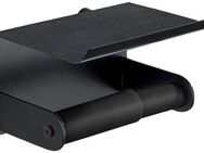 WENKO Toilettenpapierhalter Classic Plus Black (1-St)