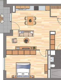 Neubau Erstbezug 2-Zimmer-Wohnung in Bonn Endenich - Bonn