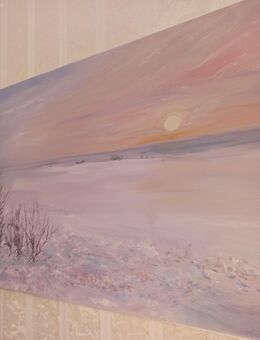 Ölbild "Geheimnisvolle Betrachung" - Celle