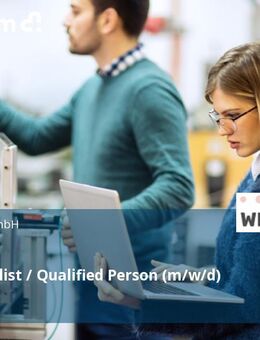 QA Specialist / Qualified Person (m/w/d) - Hamburg