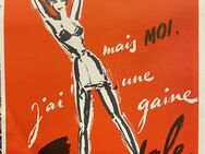 Orig Vintage Poster 1950 Reklame Plakat Scandale Korsage Nylonstrumpf Pin Up - Köln