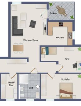 Großzügige 3-Zimmer Neubauwohnung in Lipperode - Lippstadt
