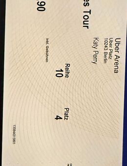 Katy Perry LifetimesTour Premium Ticket BERLIN, 21.10 - Garching (München)