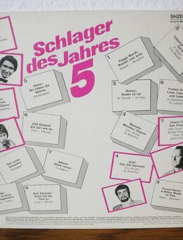 Schlager des Jahres 5-Vinyl-LP,Hör Zu,1967 - Linnich