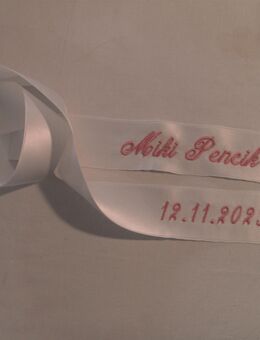 Satinband für Hochzeit,Taufe , Jubiläum - Stuttgart