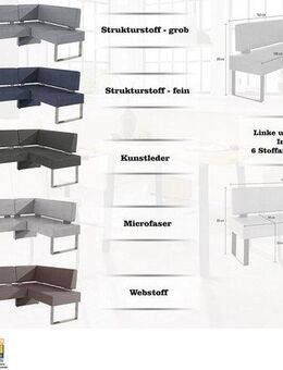 Home affaire Eckbank Rab, in 2 Breiten (180 oder 200 cm), Bezug in verschiedenen Qualitäten