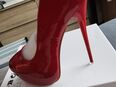 Rote Lack High Heels Gr. 42 in 37627
