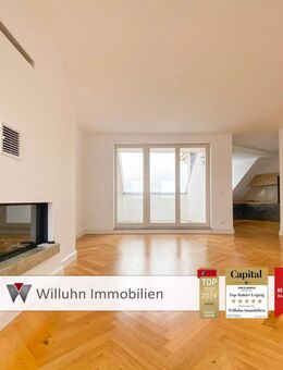Frei werdend im Zentrum! Kamin | Lift | Loggia | Bad en suite + Gäste-WC | 2015 hochwertig saniert - Leipzig