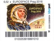 Biberpost: 12.04.2016, "EUROSPACE Prag 2016", Satz, postfrisch - Brandenburg (Havel)