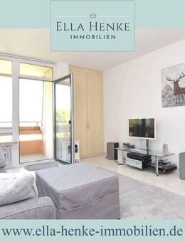 Herrliche Aussicht über Harzburg: Schönes, möbliertes 1-Zimmer-Apartment mit Balkon + Fahrstuhl... - Bad Harzburg