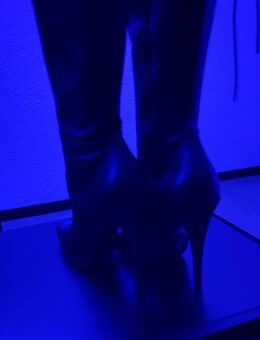 Stiefel 39 Lederstiefel Nappaleder neuwertig schwarz - Stuttgart