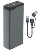 4smarts Powerbank VoltHub Pro 26800mAh QuickCharge PD gunmetal in 37581