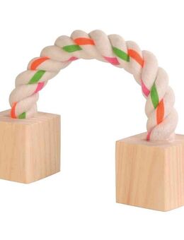 Trixie Spielzeug mit Holzklötzen - ca. L 20 cm