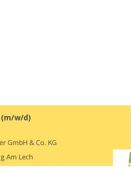 Buchhalter (m/w/d) - Landsberg (Lech)