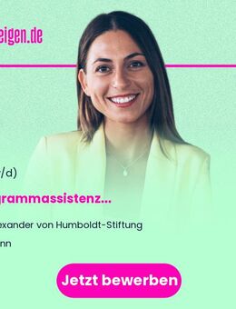 Programmassistenz (m/w/d) - Bonn