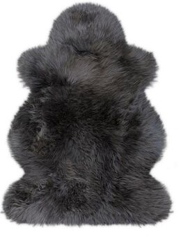 Heitmann Felle Fellteppich Lammfell farbig - Premium Qualität, fellförmig, Höhe: 70 mm, echtes Austral. Lammfell, besonders dicht & weich, Wohnzimmer