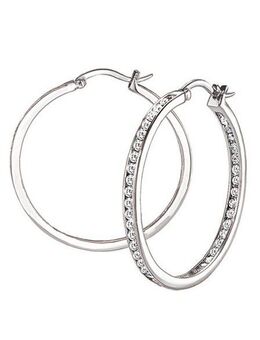 s.Oliver Paar Creolen, mit Zirkonia (synth)