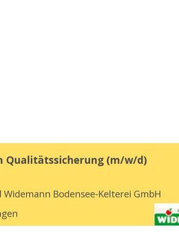 Laborant/in Qualitätssicherung (m/w/d) - Bermatingen