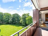 Solide Eigentumswohnung mit Balkon, Fahrstuhl und Einzelgarage an der Wandse - Hamburg