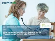 Mitarbeiter (m/w/d) für das Sekretariat der Pflegedirektion in Voll- oder Teilzeit - Bonn