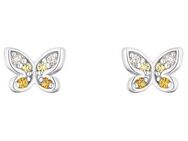 Prinzessin Lillifee Paar Ohrstecker Butterfly, 2035992, mit Zirkonia (synth)