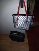 Handtasche " my mo " Silber neu unbenutzt in 51381