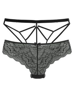 petite fleur gold Tanga-Ouvert (2-St) Packung: Tanga aus Spitze und Ouvert aus Bändern