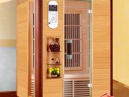 Infrarotkabine Sauna 158cmX110cm, 3 Personen, Hemlock Tanne, 2200 Watt - Dallgow-Döberitz