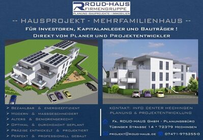 + EXKLUSIVES MEHRFAMILIENHAUS-PROJEKT! +