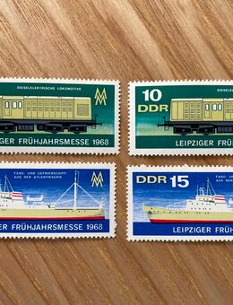DDR 1349-1350 Messe Leipzig 1968 - Zwickau