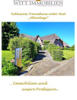 Exklusives Traumhaus unter Reet ! Alleinlage !! - Emmelsbüll-Horsbüll