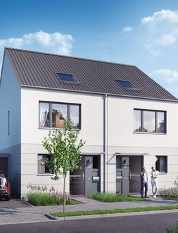 *Verkaufsstart* Moderne Doppelhaushälfte mit Dachstudio, Garten und Garage in zukunftsorientierter Lage - Viersen