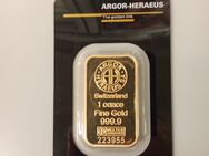 1 OZ Goldbarren von Argor Heraeus I Kinebar l DRINGENDER VERKAUF!! - Leipzig