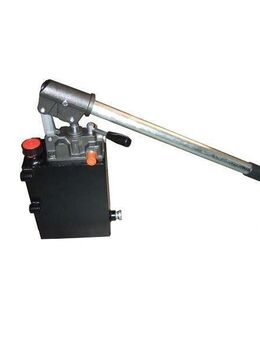 Hydraulik doppeltwirkende Handpumpe mit 10l Tank komplett Set - Wuppertal