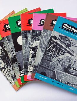 Miniaturbahnen Hefte Jahrgänge 1958, 59, 73 MIBA-Verlag Nürnberg - Hamburg Hamburg-Nord