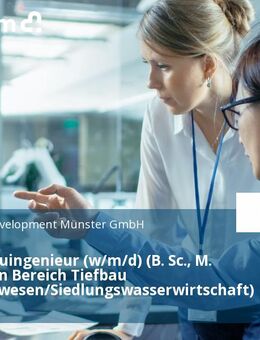 Junior- Bauingenieur (w/m/d) (B. Sc., M. Sc.) für den Bereich Tiefbau (Verkehrswesen/Siedlungswasserwirtschaft) - Münster