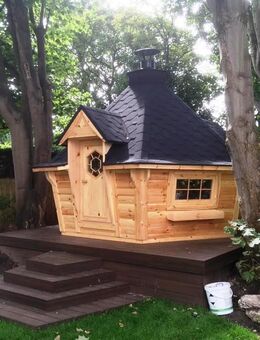 Grillkota KOTA 7.0m² konisch Luxusgrillanlage Kiefer - Rietberg