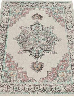 Paco Home Teppich Torres 275, rechteckig, Höhe: 8 mm, Kurzflor, Orient-Optik, Vintage Design, In- und Outdoor geeignet