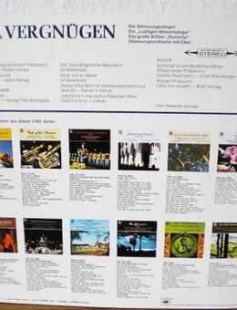 Die lustigen Wiesensänger u.a.-Viel Vergnügen-Vinyl-LP,CBS,Rar ! - Linnich