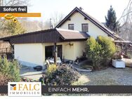 Wunderschönes Einfamilienhaus in Holzoptik mit Wintergarten, Terrassen, Garagen - Neukirchen (Pleiße)