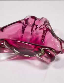 Murano Glas Aschenbecher violett ca. 1970 - Kassel
