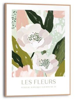 Reinders! Poster Blumen, Küche - Rosa - MDF - Blumen und Pflanzen - 30x40 cm